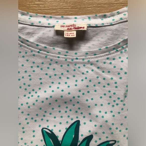 Du Pareil pineapple sequin t-shirt - Picture 2 of 3